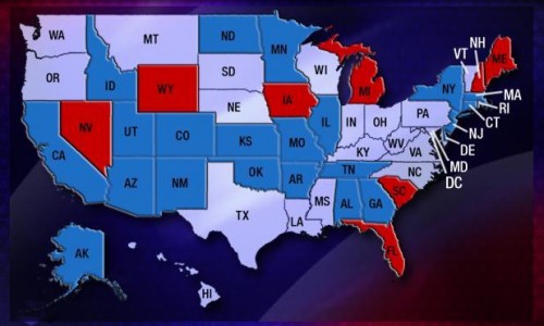 generic voting results map US